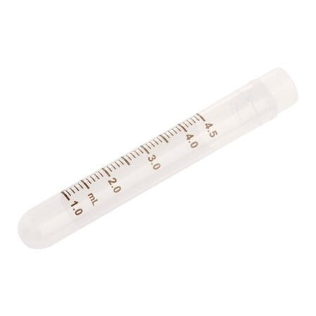 Celltreat 4.5ml CF Cryogenic Vial, Internal Thread, Round-Bottom, Sterile, 100/Case 229918
